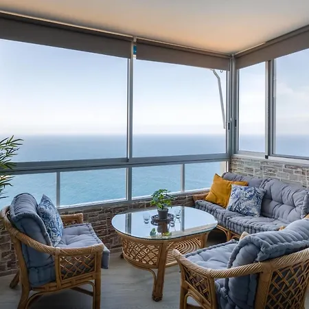 Blue Dream: Panoramic View On Heights Over The Sea